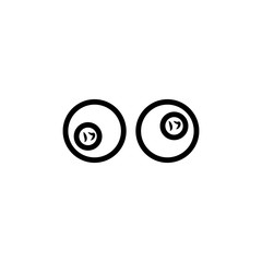Poster - laboratory tests icon. Element of science icon for mobile concept and web apps. Thin line laboratory tests icon can be used for web and mobile
