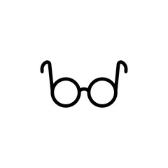 Aufkleber - spectacles icon. Element of science icon for mobile concept and web apps. Thin line spectacles icon can be used for web and mobile