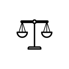 Aufkleber - Libra icon. Element of science icon for mobile concept and web apps. Thin line Libra icon can be used for web and mobile
