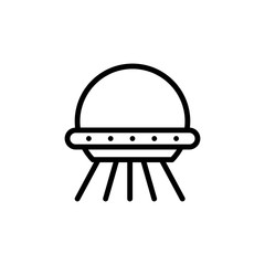 Aufkleber - satellite icon. Element of science icon for mobile concept and web apps. Thin line satellite icon can be used for web and mobile