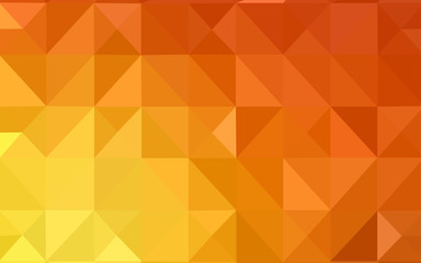 Wall Mural - Light Red, Yellow vector low poly texture.