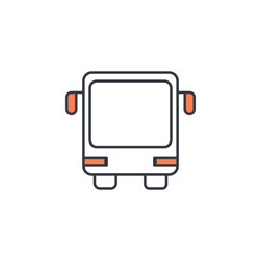 Aufkleber - bus icon. Element of web icon with one color for mobile concept and web apps. Thin line bus icon can be used for web and mobile. Premium icon