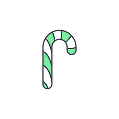 Poster - sweet stick icon. Element of web icon with one color for mobile concept and web apps. Thin line sweet stick icon can be used for web and mobile. Premium icon