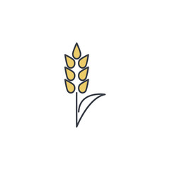 Poster - ear icon. Element of web icon with one color for mobile concept and web apps. Thin line ear icon can be used for web and mobile. Premium icon