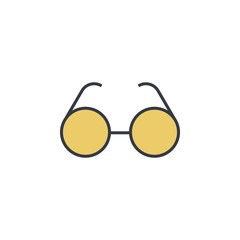 Aufkleber - spectacles icon. Element of web icon with one color for mobile concept and web apps. Thin line spectacles icon can be used for web and mobile. Premium icon