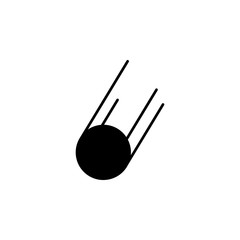 Aufkleber - comet icon. Element of web icon with one color for mobile concept and web apps. Isolated comet icon can be used for web and mobile