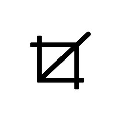 Poster - angle increase sign icon. Element of web icon with one color for mobile concept and web apps. Isolated angle increase sign icon can be used for web and mobile