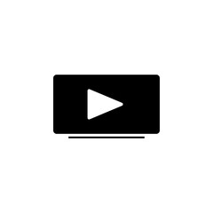 Aufkleber - music player icon. Element of web icon with one color for mobile concept and web apps. Isolated music player icon can be used for web and mobile