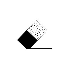Poster - pencil eraser icon. Element of web icon with one color for mobile concept and web apps. Isolated pencil eraser icon can be used for web and mobile