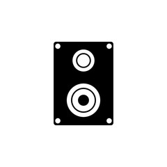 Aufkleber - acoustic system icon. Element of web icon with one color for mobile concept and web apps. Isolated acoustic system icon can be used for web and mobile