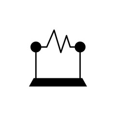 Aufkleber - electricity icon. Element of web icon with one color for mobile concept and web apps. Isolated electricity icon can be used for web and mobile