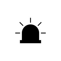Aufkleber - siren icon. Element of web icon with one color for mobile concept and web apps. Isolated siren icon can be used for web and mobile