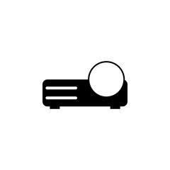 Aufkleber - projector icon. Element of web icon with one color for mobile concept and web apps. Isolated projector icon can be used for web and mobile