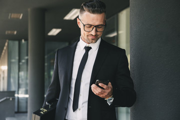 Wall Mural - portrait of a handsome young businessman