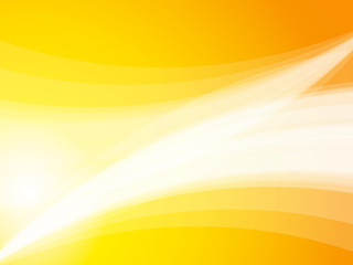 Wall Mural - abstract yellow wave rays background