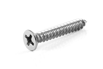 screw isolated on white background