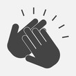 Applause icon. A symbol of clapping. Business illustration workflow.