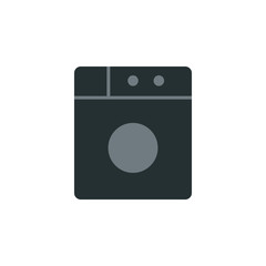 Aufkleber - washing machine icon. Element of web icon with one color for mobile concept and web apps. Isolated washing machine icon can be used for web and mobile