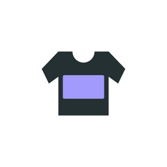 Poster - shirt icon. Element of web icon with one color for mobile concept and web apps. Isolated shirt icon can be used for web and mobile