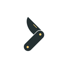 Aufkleber - jackknife icon. Element of web icon with one color for mobile concept and web apps. Isolated jackknife icon can be used for web and mobile