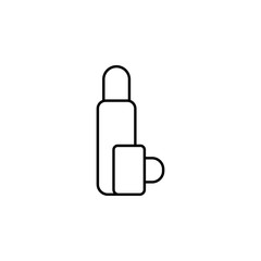 Poster - thermos line icon. Element of camping icon for mobile concept and web apps. Thin line thermos icon can be used for web and mobile