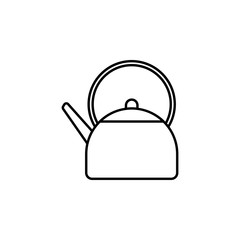 Poster - kettle line icon. Element of camping icon for mobile concept and web apps. Thin line kettle icon can be used for web and mobile