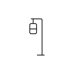 Poster - dropper line icon. Element of simple medicine icon for mobile concept and web apps. Thin line dropper icon can be used for web and mobile