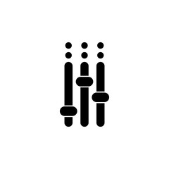 Poster - music mixer icon. Element of simple music icon for mobile concept and web apps. Isolated music mixer icon can be used for web and mobile