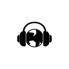 Poster - world music icon. Element of simple music icon for mobile concept and web apps. Isolated world music icon can be used for web and mobile