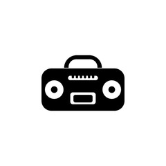 Poster - record player icon. Element of simple music icon for mobile concept and web apps. Isolated record player icon can be used for web and mobile