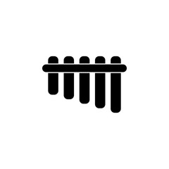 Poster - pan flute icon. Element of simple music icon for mobile concept and web apps. Isolated pan flute icon can be used for web and mobile