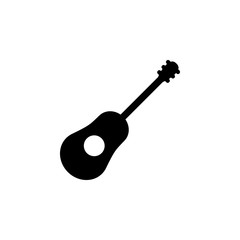 Poster - guitar icon. Element of simple music icon for mobile concept and web apps. Isolated guitar icon can be used for web and mobile