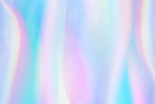 Iridescent Background. Holographic Abstract Soft Pastel Colors Backdrop. Mesh Holographic Foil Backdrop. Trendy Creative Vector Cosmic Gradient For Brochure, Flyer, Poster Design, Banner, Cover.