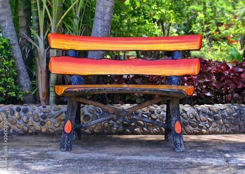 Bench Park Wooden Garden Wood Seat Grass Chair Green Tree Nature Outdoor Relax Furniture Nobody Summer Empty Rest Sit Old Outdoors Spring Lawn Stock Photo Adobe Stock