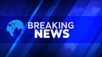 Wall Mural - background breaking news