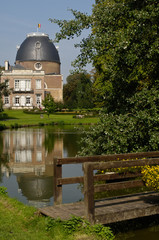 Poster - Hellecines chateau Wallonie Belgique