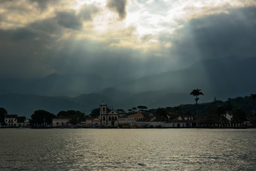 Sticker - Paraty city seen form the sea - Cidade de Paraty vista do mar