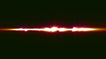 Poster - Abstract Sunshine Light Ray Background/
Animation of abstract horizontal sunshine laser light shining and glowing on dark background