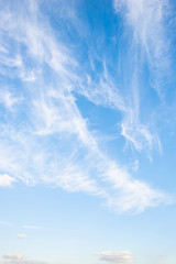 Wall Mural - Wonderful blue sky with clouds for background