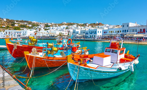Fotografía Port with old fishing boats