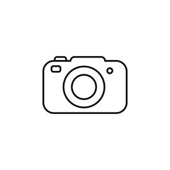 Poster - camera line icon. Element of household icon for mobile concept and web apps. Thin line camera icon can be used for web and mobile. Premium icon