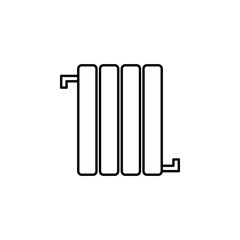 Poster - heating radiator line icon. Element of household icon for mobile concept and web apps. Thin line heating radiator icon can be used for web and mobile. Premium icon
