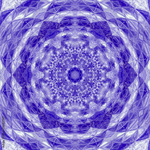 Cuadros en Lienzo Peace Mandala ultra violet pattern