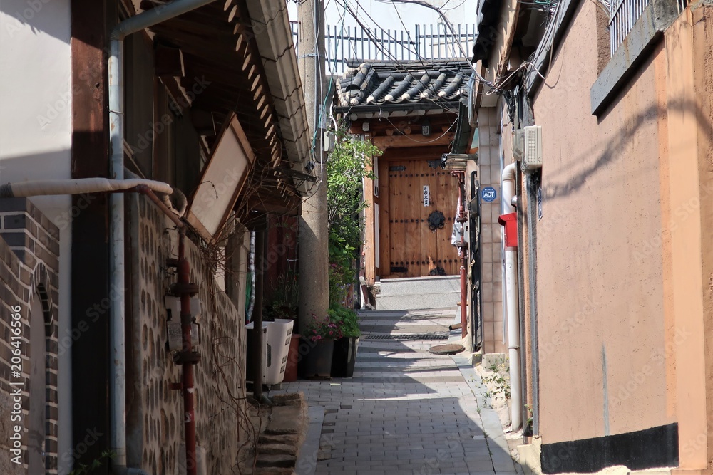 Bukchon Hanok Village in Seoul Stock Photo | Adobe Stock