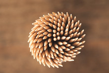 Many Toothpicks In A Round Formation