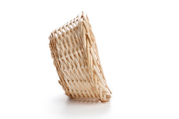 empty wicker basket