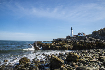 Wall Mural - Lighthouse in the Coast