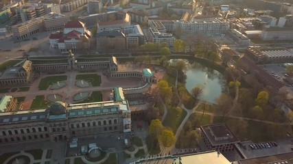 Wall Mural - Aerial view of Dresden, Germany