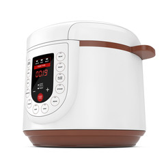 Poster - Modern Electric Multi Cooker. 3d Rendering