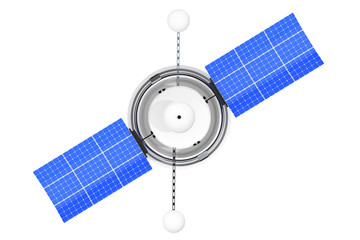 Poster - Modern World Global Navigation Satelite. 3d Rendering
